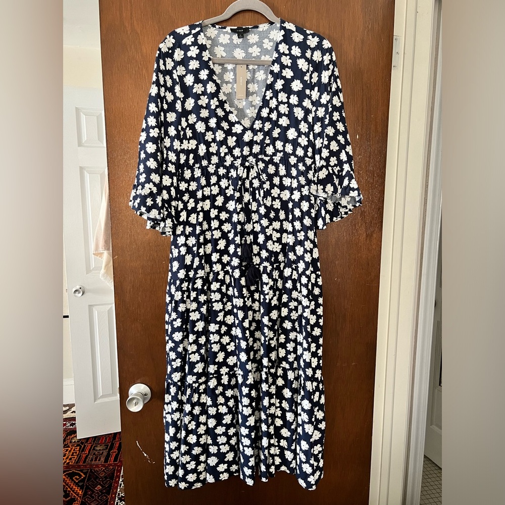 Never worn. Tags on. J.Crew summer dress. Size M